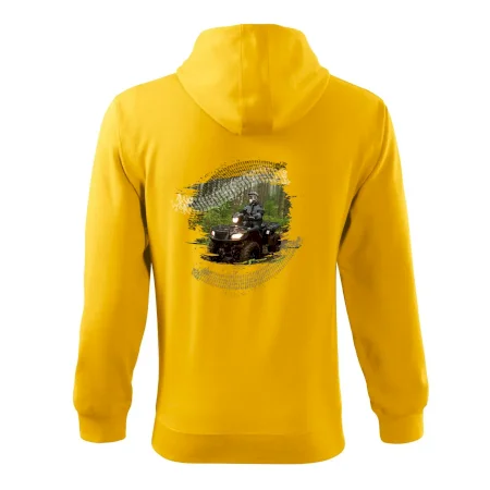 ATV čtyřkolka v lese