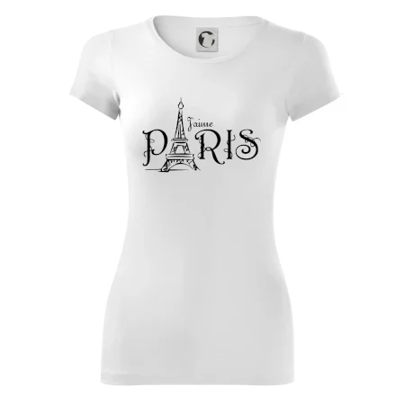 Paris nápis Eiffelovka rovný