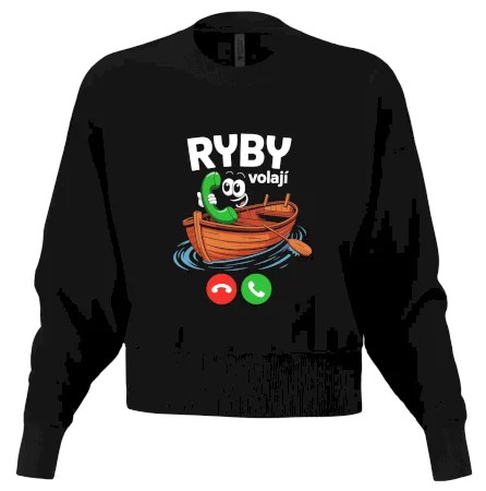 Karikatura ryby volají