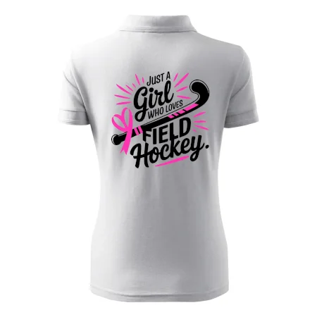 Just a girl who loves field hockey černo růžové