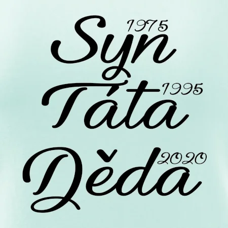 Syn, táta děda - vaše ročníky
