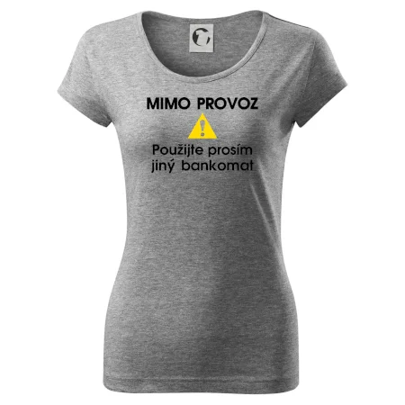 Mimo provoz - použijte jiný bankomat