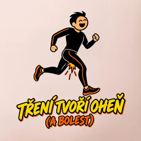 Běžecké tření tvoří oheň
