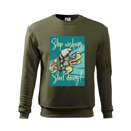 Stop wishing start doing želva
