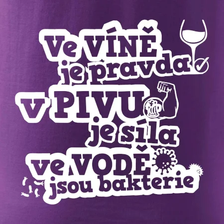 Ve víně je pravda, v pivu síla, ve vodě bakterie