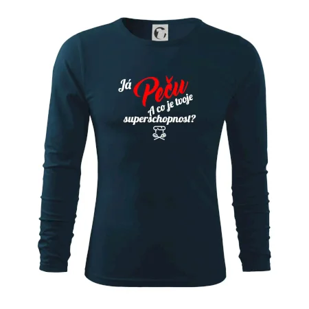 Já peču - tvoje superschopnost? šikmý nápis