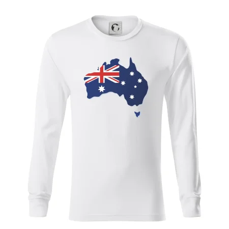 Austrálie - vlajka mapa