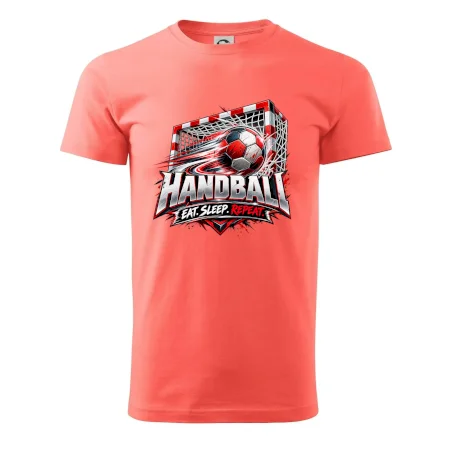 Házenkářský míč v brance eat sleep repeat