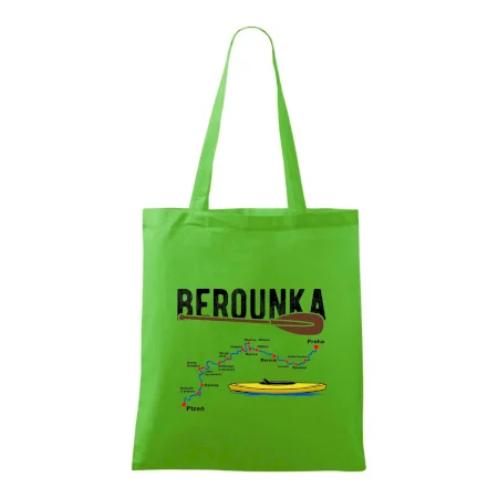 Mapa řeky Berounky