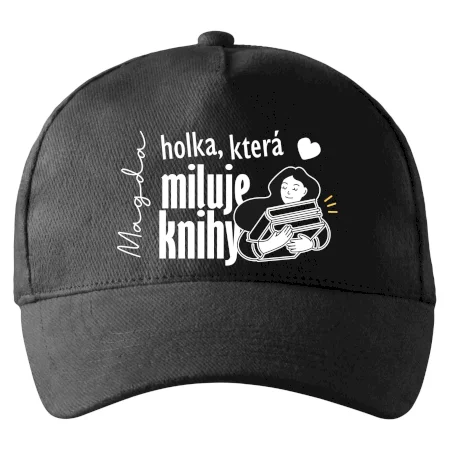 Černobílá holka, která miluje knihy - Vaše jméno