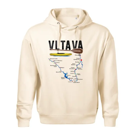 Mapa řeky Vltavy