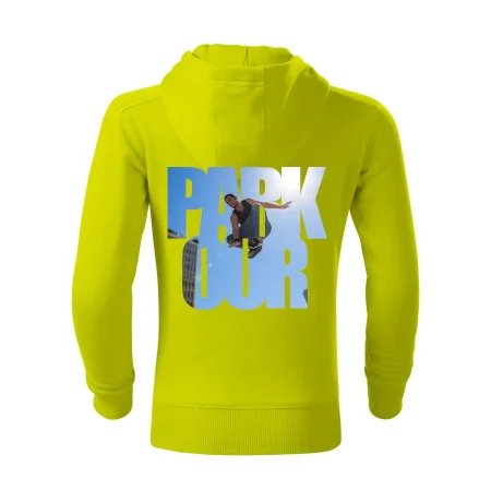 Parkour nápis nebe