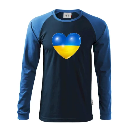 Ukrajina srdce vlajka