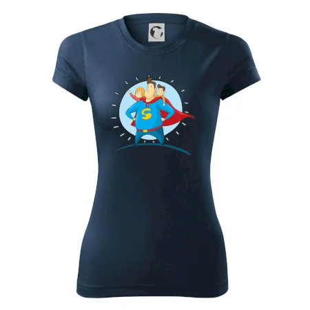 Táta superman - holka a kluk