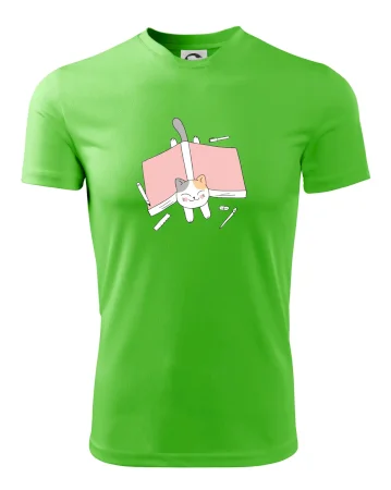 Učení na státnice kočka