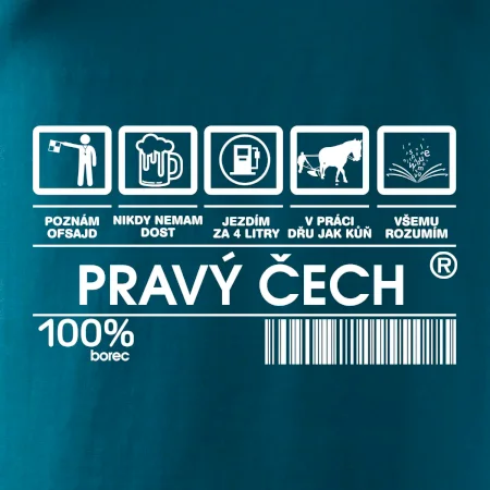 Čárový kód  - Pravý Čech