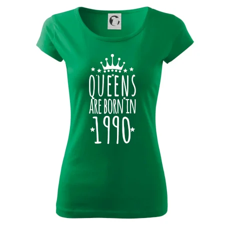 Queens are born in 1990