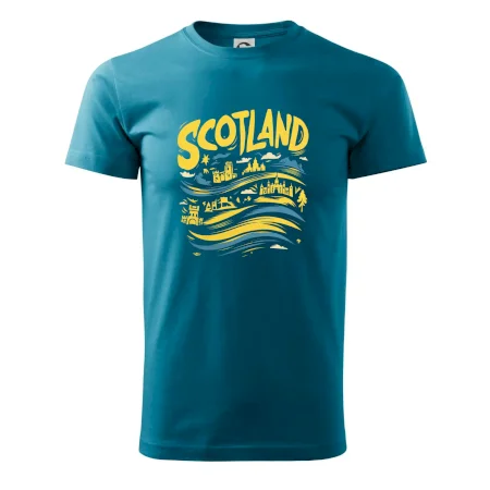 Scotland kreslené vlny