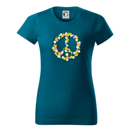 Peace symbol kopretiny
