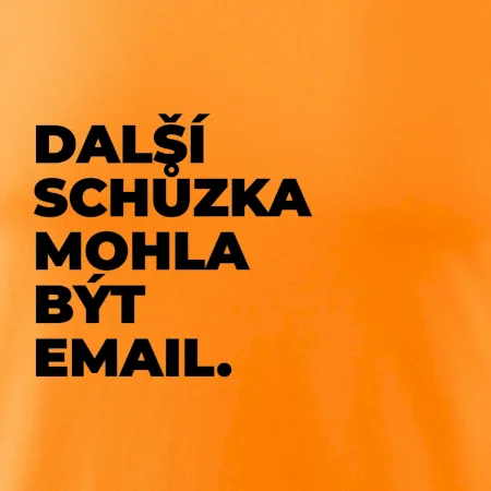 DALŠÍ SCHŮZKA MOHLA BÝT EMAIL.