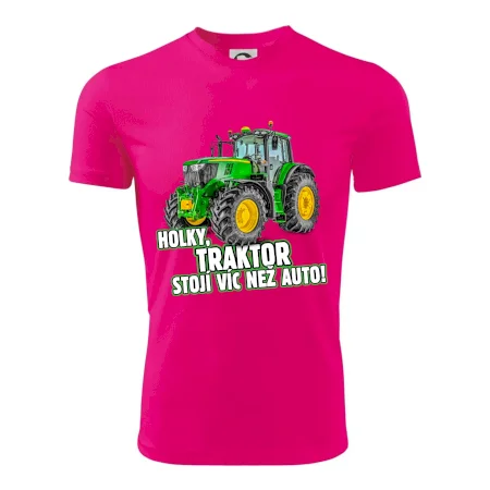 Holky, traktor stojí víc než auto
