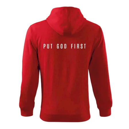 Put God first slabý nápis