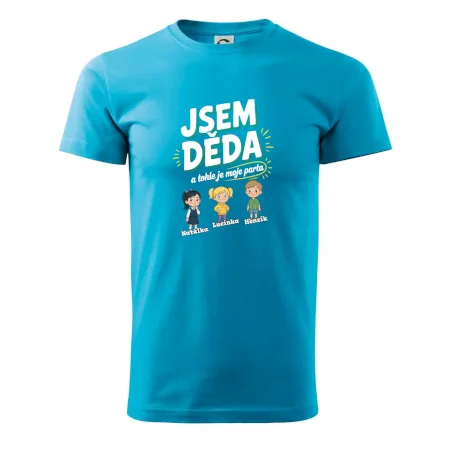 Děda a jeho parta (obrázky a jména vnuků)