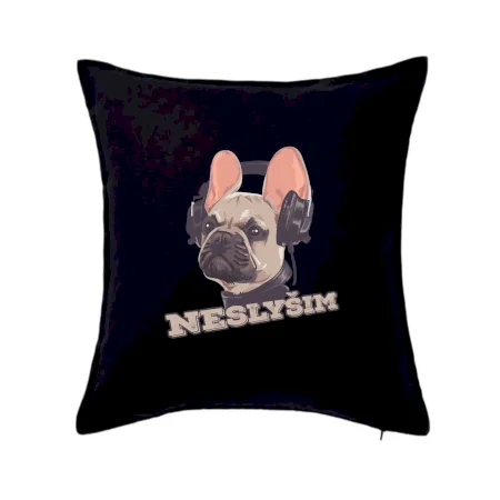Francouzský buldoček neslyším