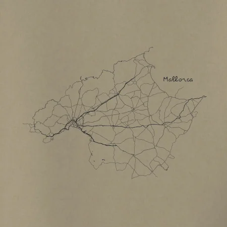 Mallorca - silniční mapa