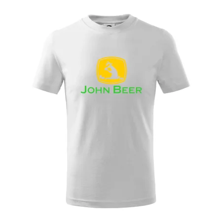 John Beer jelen s pivem