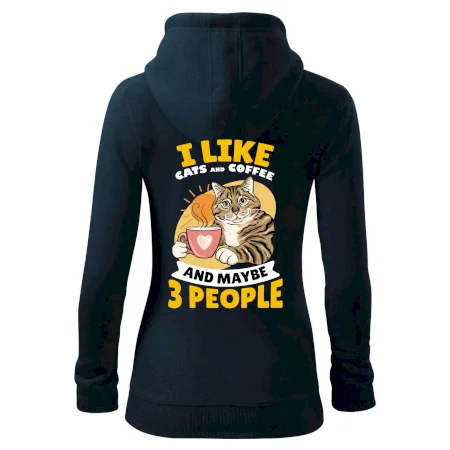I like cats and coffee and maybe 3 people