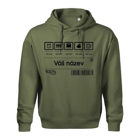 Čárový kód - Vlastní text