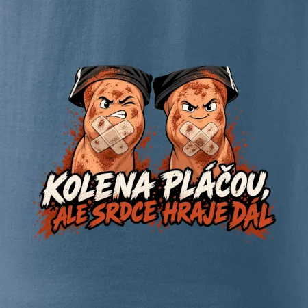 Nohejbal kolena pláčou srdce hraje