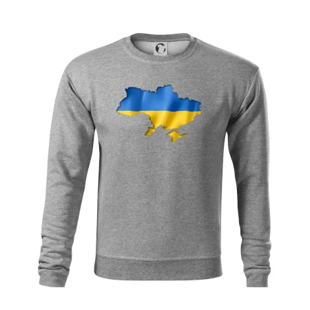 Ukrajina vlajka mapa