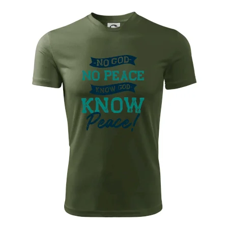 No God no peace, know god know peace