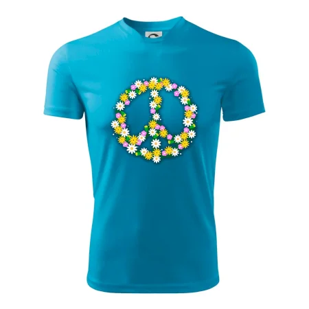 Peace symbol kopretiny