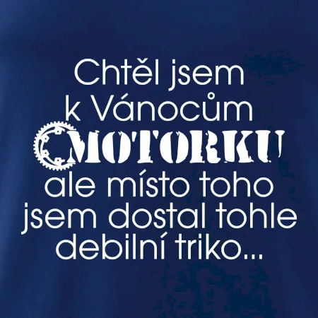 Chtěl / chtěla jsem dostat motorku - Vánoce