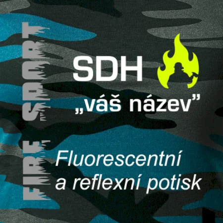 SDH Váš název - FLUO + Reflexní potisk