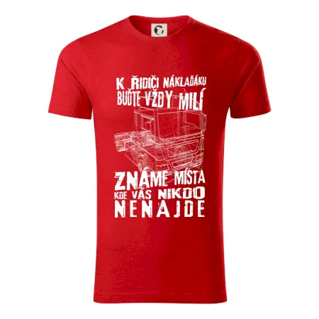 K řidiči náklaďáku buďte vždy milý