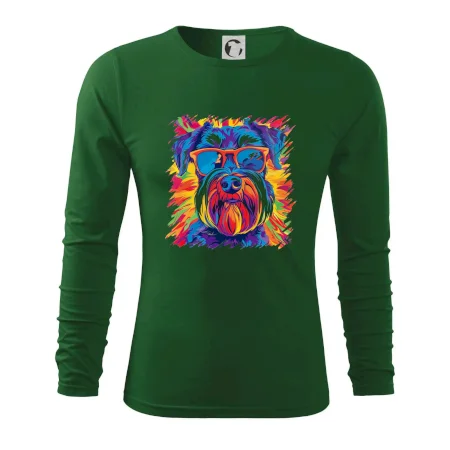Knírač barevný styl 70s