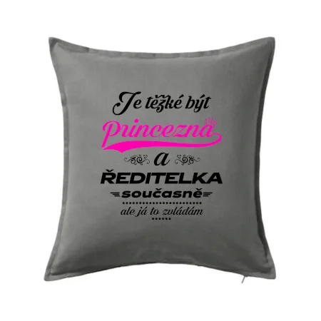 Je těžké být princezna - ředitelka