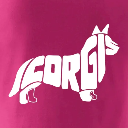 Corgi - nápis v těle