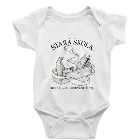 Stará škola hoblík a kus poctivýho dřeva