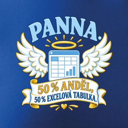 Panna. 50 % anděl, 50 % excelová tabulka