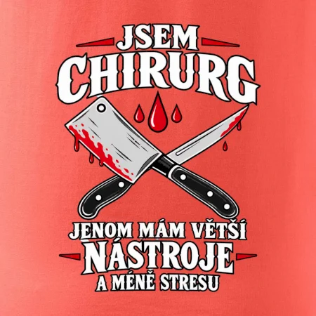 Řezník chirurg s většími nástroji