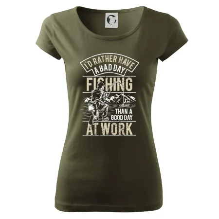 Fishing at work