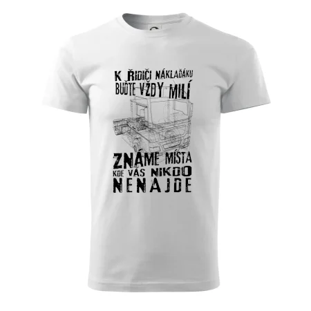 K řidiči náklaďáku buďte vždy milý