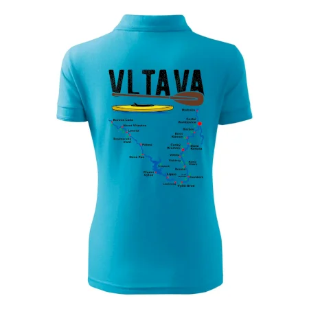 Mapa řeky Vltavy