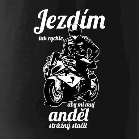 Silniční motorka - jezdím tak rychle, aby mi můj anděl strážný stačil