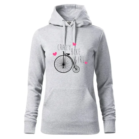 Crazy bike girl